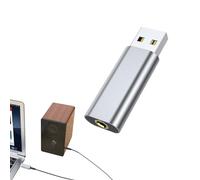 Scheda audio USB - Adattatore audio USB esterno, da USB a jack da 3,5 mm | Adattatore per cuffie USB, scheda audio USB ad alta fedeltà per PC e laptop, scheda