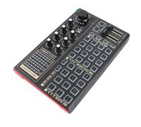 Scheda audio USB con console di missaggio, 20 effetti sonori, 4 modalità voce magica, luci LED per streaming, podcasting, giochi e registrazione Cambia voce professionale