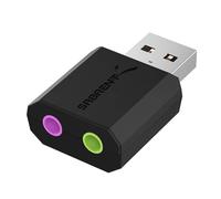 Scheda Audio USB Esterna Adattatore Audio Presa USB a Jack 3,5mm per Cuffie