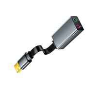 Scheda audio USB esterna con doppia porta uditiva da 3,5 mm funziona con PC e console finitura in alluminio facile da usare
