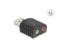 Scheda audio USB esterna DELOCK 24 bit / 96 kHz Plug & Play