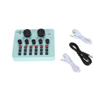 Scheda audio USB esterna per trasmissioni in diretta, mixer audio V8 con supporto multi-dispositivo e cambiavoce con riduzione del rumore e regolabile