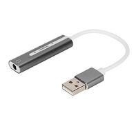Scheda Audio USB in Alluminio Oy, Iversal per il Informatico con Nervosi 7. Sound Stereo