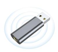 Scheda audio USB - Scheda audio esterna da 3,5 mm per laptop Plug and Play | Adattatore USB per cuffie, adattatore universale per cuffie USB, audio USB driver per giochi, League of Legend, cuffie