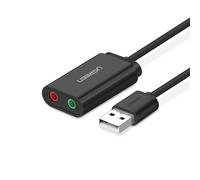 Scheda Audio USB Ugreen 30724 2.0 Canali Nero