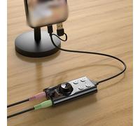Scheda audio USB USB C per PC portatili design portatile con facile controllo de