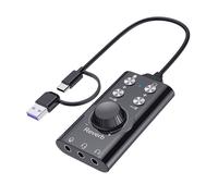 Scheda audio USB USB C per PC portatili design portatile con facile controllo de
