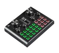Scheda audio V8Plug per streaming live, modifica della voce, effetti sonori multipli, mixer audio per la registrazione