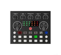 Scheda audio V8S Live, scheda audio esterna per streaming live mixer scheda audio versione inglese per registrazione broadcasting