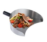 Scheda barbecue leggera Catcher di carne portatile - Pratica cattura del girarrosto con maniglia | Strumento da servizio delle carni per il ristorante Grilling Station Kitchen Outdoor BBQ Uso