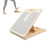 SCHEDA - barella di vitello in legno regolabile, inclinazione pieghevole | STURDY COLP SLARK BOAB per caviglia, ginocchio, tallone, esercizi per le gambe, yoga, squat, allenamento 'equilibri