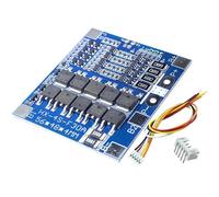 Scheda BMS, 2PCS BMS 4S 14.8V 30A Li- Scheda di protezione carica batteria al litio 18650 PCB con fosfato ferro bilanciato 12. HX-4S-F30A,Parti di riparazione