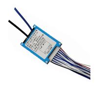 Scheda BMS, 60V BMS 16S 20A 18650 BMS for batteria al litio ternaria bicicletta elettrica BMS 60V con protezione della temperatura(16S 60A 3.7V NO Tem)