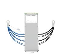 Scheda BMS, BMS 8-20S Smart BMS con equilibrio Li-Ion LTO Ebike Protection Board 18650 Batteria 8S 16S 20S 500A 400A(8-20S 500A)