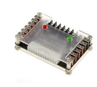 KALEA-INFORMATIQUE Breakout Board Alimentazione ATX 24 - ATX24 a 10 porte USB e morsettiera 3,3V 5V 12V -12V