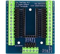 Scheda breakout per Teensy 4.0 Modulo 33 pin 3,81 mm / 0,15" Scheda di espansione terminale a vite 3 tipi di uscita compatibile per Arduino