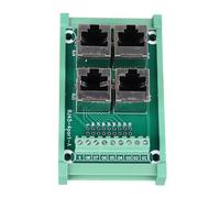 Scheda Bus A 4 Vie, Connettore Terminale in Rame 0,5 A | Ampia compatibilità, supporta connettori RJ45, design multiporta, trasmissione stabile del segnale, adatto a casa, ufficio,