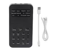 Scheda Cambia Voce 12 Effetti Vocali Telefono/Computer Trasmissione in Diretta Mini Scheda Universale per Telefono Cellulare e Computer con Funzioni K Song