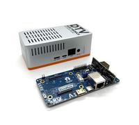 Scheda carrier CmRat per RPI Raspberry Pi CM4 CM5, di DTV ₿ ELECTRONICS | Modulo Radxa CM3 CM5, NVMe, PoE, USB-C, DC12V, case alluminio ADC12, raffreddamento silenzioso, Linux, casa ufficio scuola