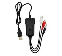 Scheda Cattura Uditiva USB per La Digitalizzazione dei Nastri del Vecchio Registratore in Formato MP3 Senza Sforzo Installazione del Driver Richiesto