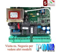 SCHEDA CENTRALE QUADRO UNIVERSALE X CANCELLI A BATTENTE BATTENTI 2 MOTORI 230Vac