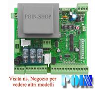 SCHEDA CENTRALINA MONOFASE PER 1 MOTORE 230V, PER PORTE AUTOMATICHE FLESSIBILI