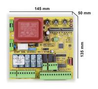 Scheda centralina quadro 230V centrale universale x cancello battente 1-2 ante