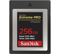 SanDisk Scheda Extreme PRO CFexpress Tipo B, 256 GB, fino a 1.700 MB/sec, per filmati RAW 4K