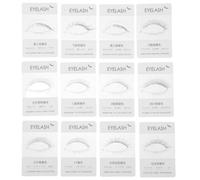 Scheda Ciglia Finte Classiche 12 Pezzi in Plastica | Consulenze Esperte e Pratica Make-up, Display Raffinato, Supporto Leggero per Visualizzazione Stile