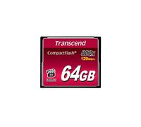 Scheda Compact Flash Premium Transcend da 64 GB 800x