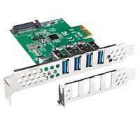 Scheda computer PCE-US3-004: PCIe PCIe, SATA, USB A-Femmina x4 su slot LANBERG