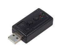 Scheda computer SAVAK-01: stereo acustico 7.1, USB 2.0 nero SAVIO