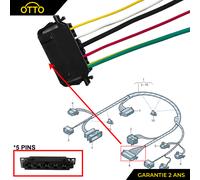 Scheda Con Fascio Controllo Di Temperatura per Audi VW Skoda - 1J0972755