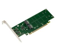 Scheda Controller Doppio Face Pcie 3.0 x16 per 4 Dischi SSD M.2 Nvme M Key M2
