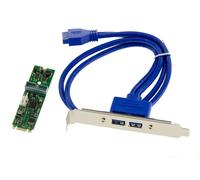 Scheda Controller M.2 M2 Pcie M Key 1 Porta USB 3.0 19 Pin (Supporta 2 USB3)