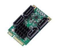Scheda controller Mini PCIe a SATA3.0 con 4 porte AHCI