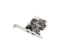 Scheda Controller PCI Express PCI-e X1 A 3 Porte 1394B Scheda Aggiuntiva per FireWire 800 IEEE 1394 B 2+1 Cattura Video Della Telecamera