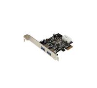 StarTech.com Adattatore scheda SuperSpeed USB 3.0 con 2 porte PCI Express (PCIe) con UASP - Alimentazione LP4 ( PEXUSB3S25 )