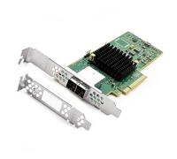 Scheda controller PCIe esterna 12G, scheda HBA SAS/SATA, chip SAS 3008 di Broadcom, PCI Express 3.0 X8, 2X Mini SAS SFF-8644 porte, uguale a LSI SAS 9300-8E,