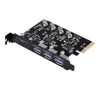 Renkforce RF-6613196 3+2 porte Scheda controller USB 3.1 USB-C® (USB 3.2 Gen 2)