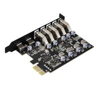 Scheda controller USB Renkforce 7 porte 5 USB-A 2 USB-C PCIe x1