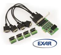 Scheda Controllore 4 Porte RS422 RS485 Su Porta PCIe CHIPSET EXAR XR17V354