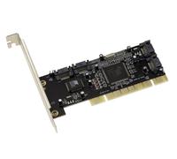 Scheda Controllore PCI SATA 4 Porte RAID 0, 1,0+1 - HIGH + LOW PROFILE