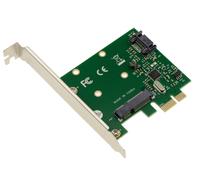Scheda Controllore PCIe mSATA E SATA Due Porte - Interfaccia SATA 3.0 / 6GB