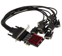 Scheda Controllore PCIe Serie RS232 DB9 8 Porte CHIPSET ASIX AX99100