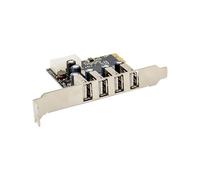 Scheda Convertitore USB 2.0 da PCI-E un 4 Porte Scheda Adattatore USB 2.0 PCIE il Chipset MCS9990 Consente la Sostituzione un Caldo Della Scheda Riser