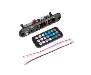 (Scheda decoder) Modulo audio wireless con scheda decoder MP3 WMA da 30 W, USB, AUX, FM, TF, radio, lettore musicale