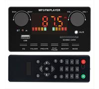 Scheda decodifica vivavoce 2x60W Lettore MP3 12V BT5.0 Amplificatore 120W Modulo radio FM per auto Supporto FM TF USB AUX Registrazione