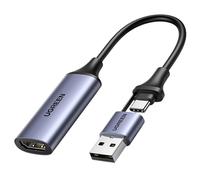 Scheda di acquisizione/grabber HDMI Ugreen CM489, 4K 60Hz, USB + USB-C