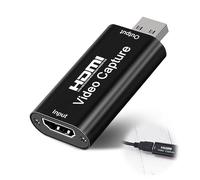 Scheda di Acquisizione Video, 4K 1080P Capture Card, USB 2.0 Adattatore HDMI USB, Video Capture HDMI per OBS Registrazione, Adatto per giochi in Streaming Videoconferencia Enseñanza Enseñanza